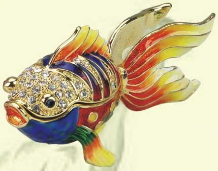 шкатулка ювелирная «Рыба»
ornament box «Fish». Double Win Co
