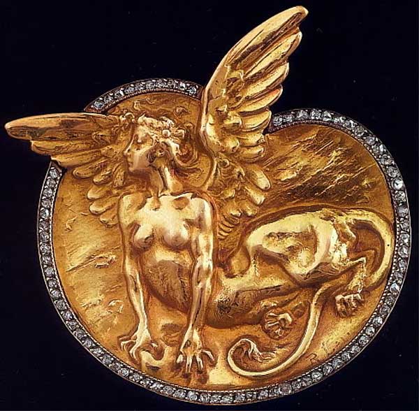 ... 
Sphinx by Rene J. Lalique