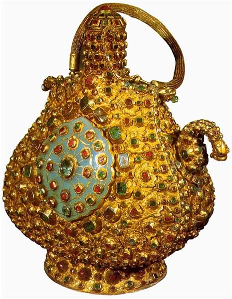   
Pitcher with medallions